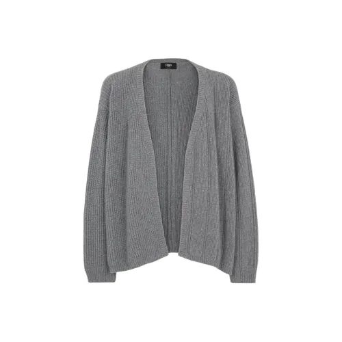 FENDI Open Front Knitted Cardigan