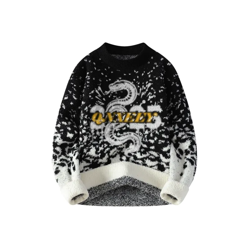 Qnxeey Sweaters Unisex-3