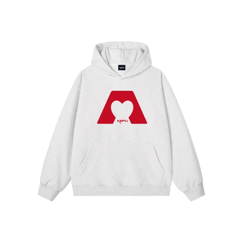Kepu Sweatshirt Unisex White Heather Gray-3