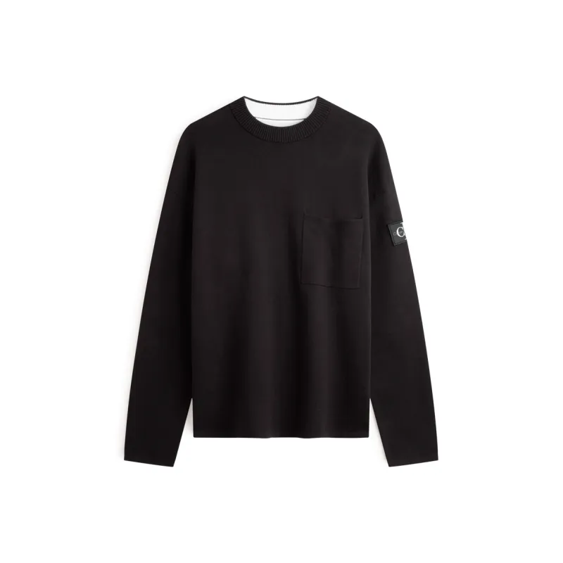 CALVIN KLEIN Knitwear Men's Space Black-0