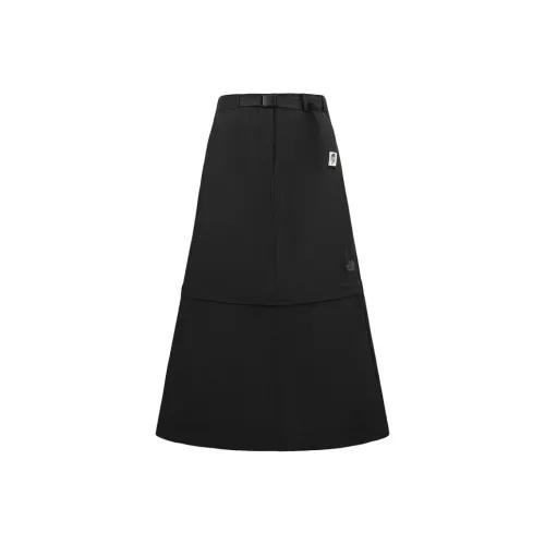 THE NORTH FACE CAMP City Outdoor Collection SS25 Casual Long Skirt Women's JK3/Cosmic Black