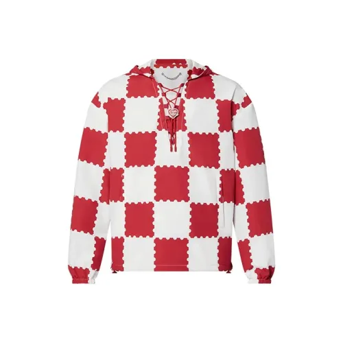 LOUIS VUITTON Jacket Men's Red White