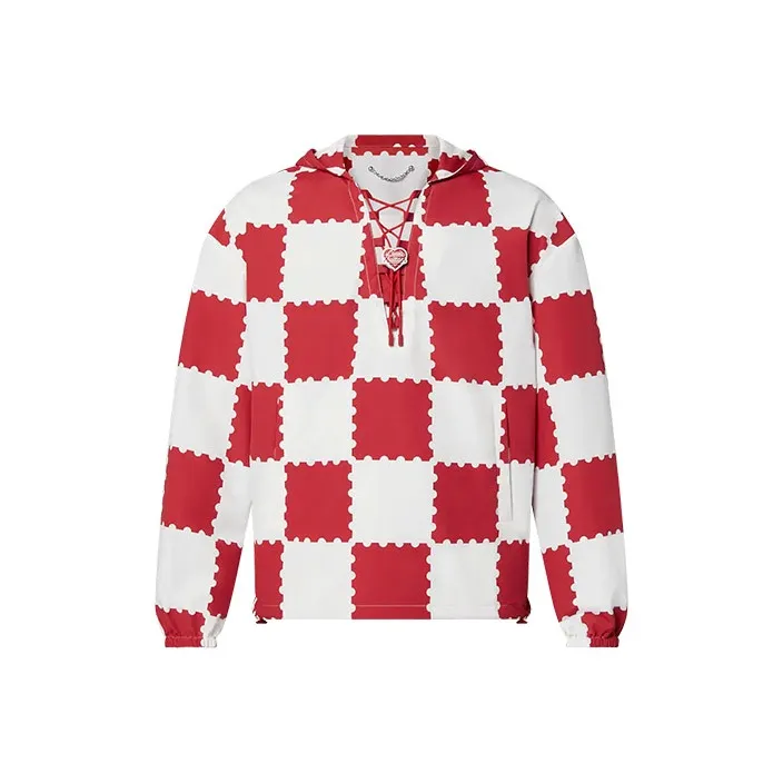 LOUIS VUITTON Jacket Men's Red White-0