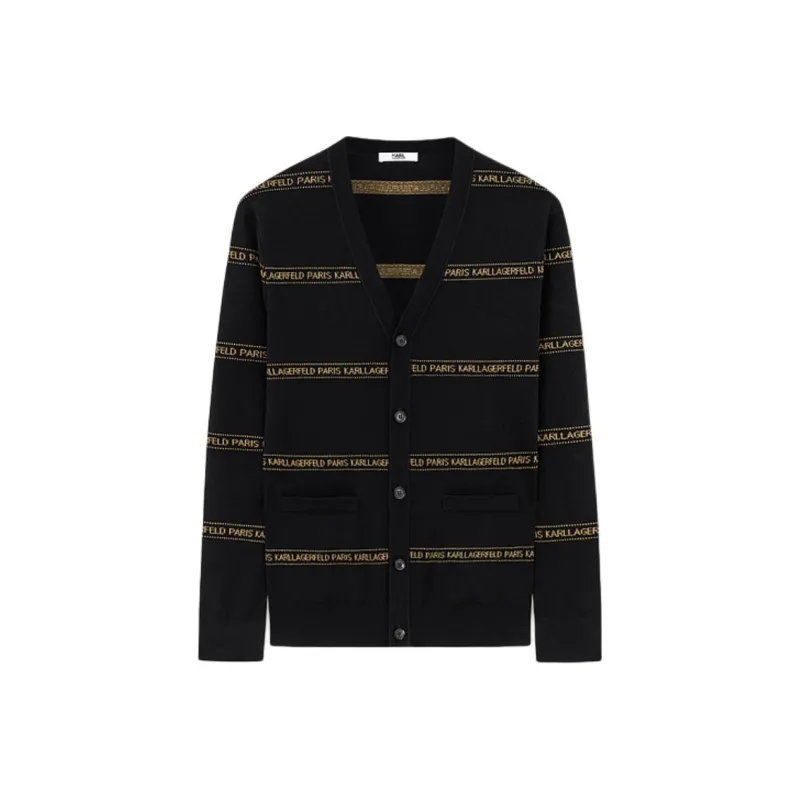 KARL LAGERFELD FW23 Knitwear Men's Black-0