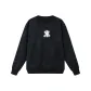 Black (Tie-Dye Crew Neck Fleece-Lined 2357)