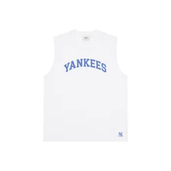 MLB New York Yankees Tank Tops Unisex Ecru