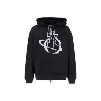 Vivienne Westwood Orb Printed Zipped Hoodie