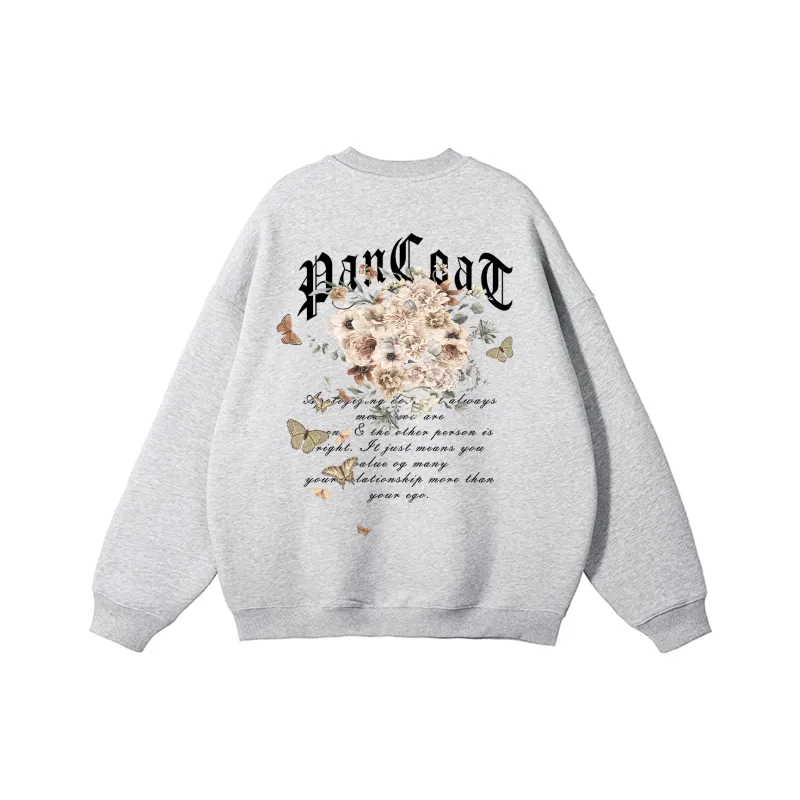 Pancoat Sweatshirt Unisex White-8