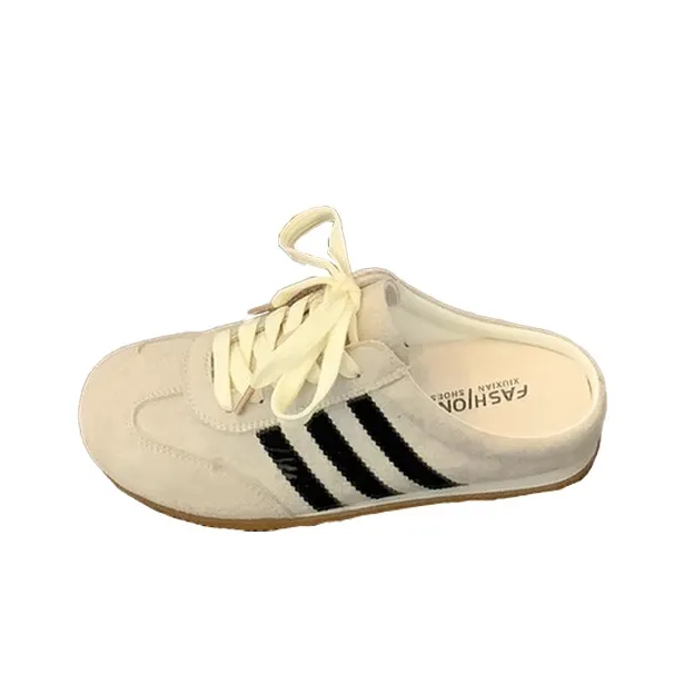 REIHUNG Rubber Sole Abrasion Resistant Slip Resistant Closed Toe Slippers Women's-11