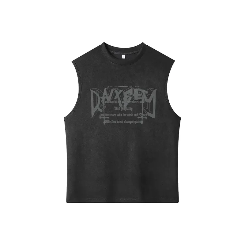 Qnxeey Tank Tops Unisex-0