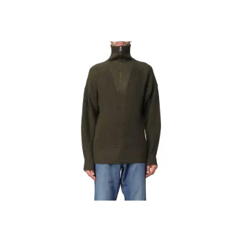 ISABEL MARANT Logo patch Zip up Jumper
