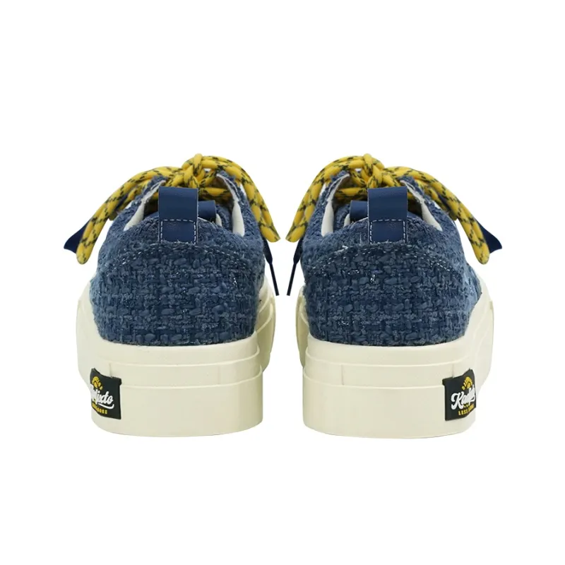 KAALIXTO Anti Slip Wear Resistant Low Top Canvas Shoes Unisex Royal Blue-4