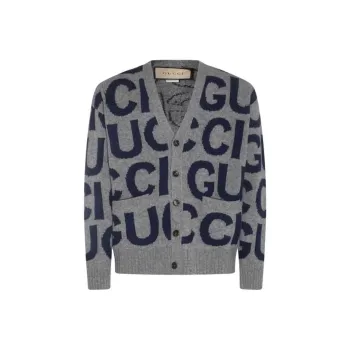 GUCCI Knitwear Men Gray