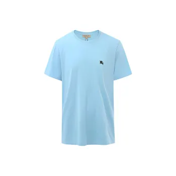 Burberry T Shirts Men Light Blue
