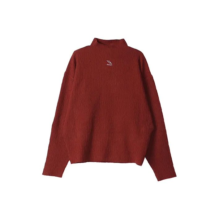 ROARINGWILD Small Turtleneck Texture Knitwear Unisex-0