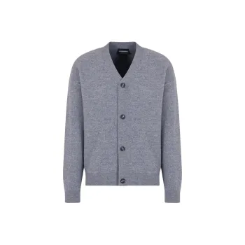 EMPORIO ARMANI V Neck Button Up Cardigan