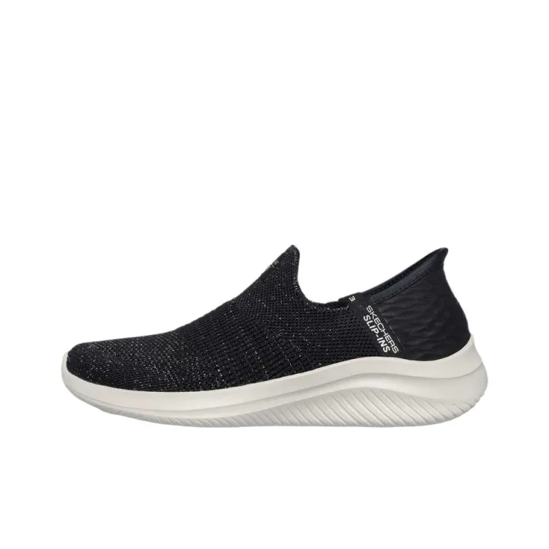 Skechers Ultra Flex 3.0 Slip Resistant And Breathable Low Top Casual Shoes Women's Black-0
