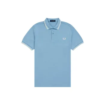 FRED PERRY Polo Shirt Men's Sky Blue