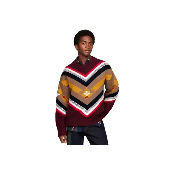Tommy Hilfiger Sweater Unisex Multicolor Stripes