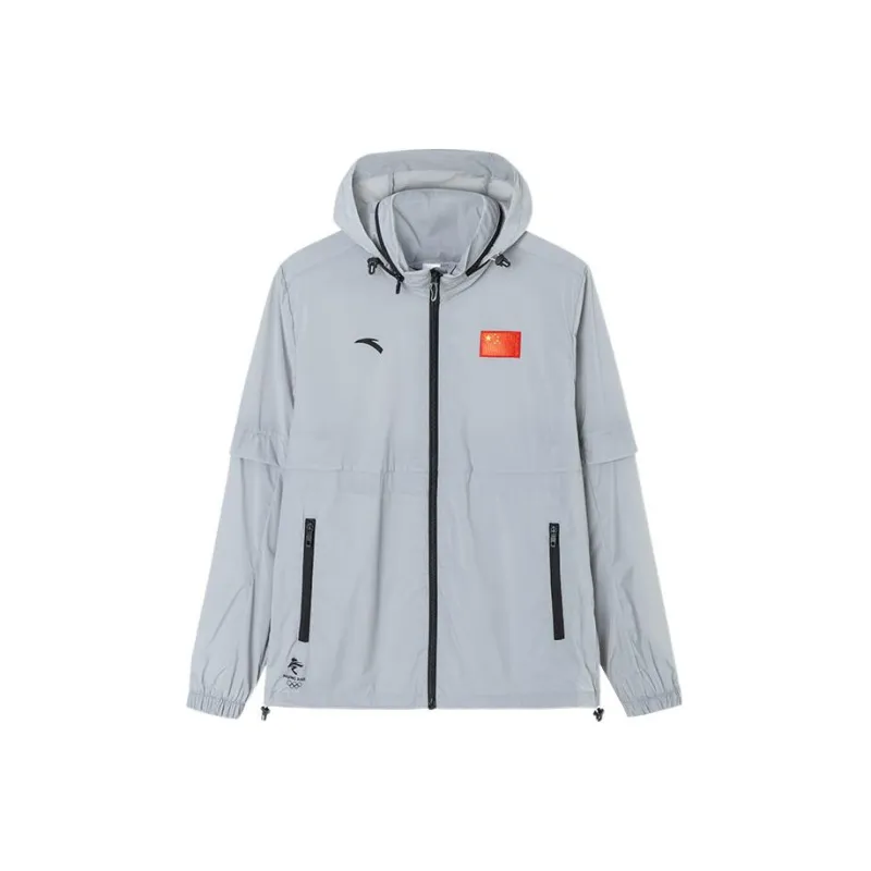 ANTA Jackets Men Plume Gray-0