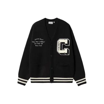 Carhartt WIP Brown Ducks Cardigan Knitwear Men's Black