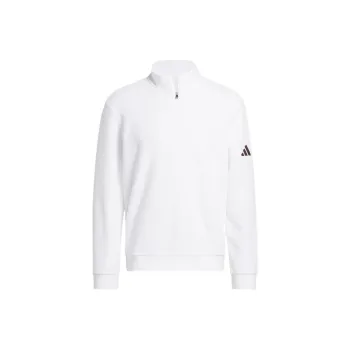 Adidas Free Shipping With AdiClub Ultimate365 Terry Cloth Quarter Zip Pullover