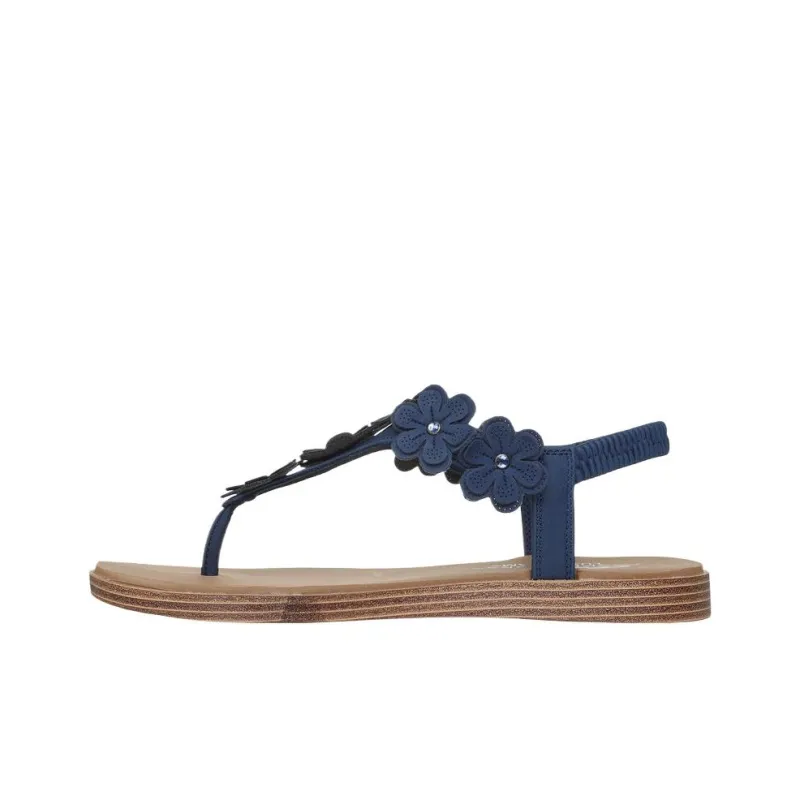 Skechers One Strap Sandals Women's Marine Blue-0