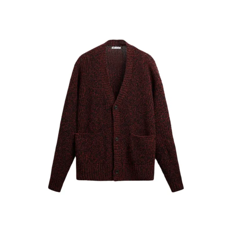 ZARA Knitwear Men Red/Black-0