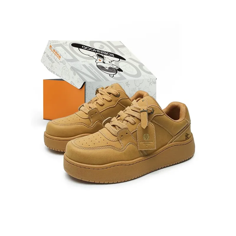 ROBINHOOD Slip Resistant Cushioning Impact Resistance Abrasion Resistant Low Top Skateboard Shoes Women's Box-0
