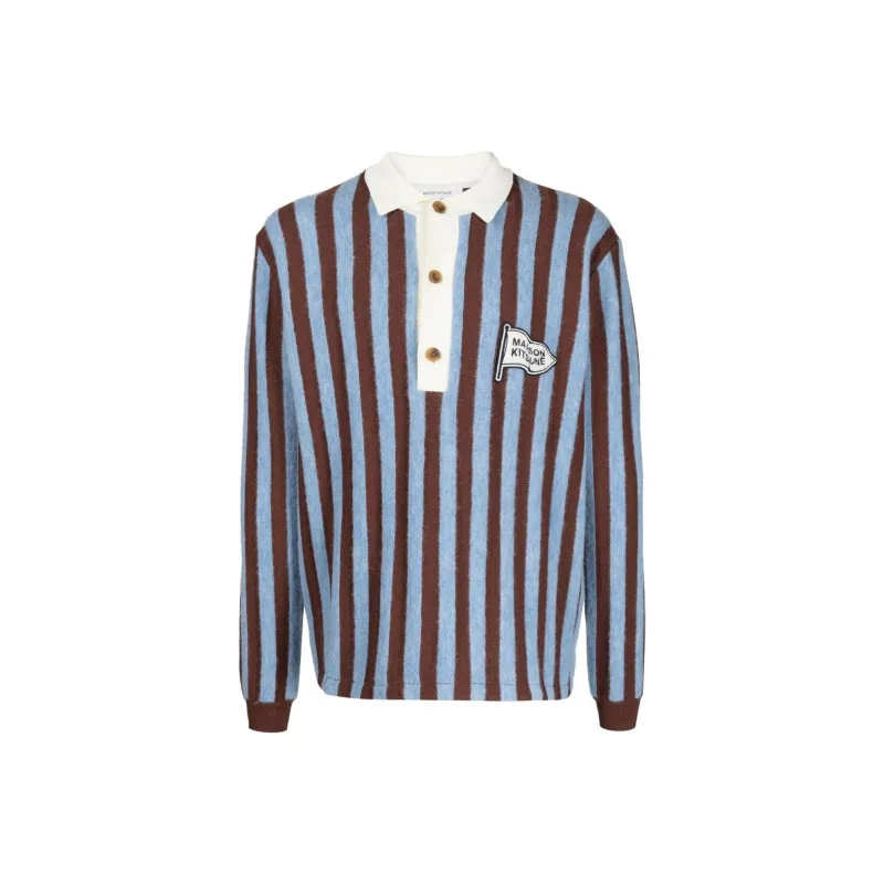 Maison Kitsune Sweater Men's Blue-0