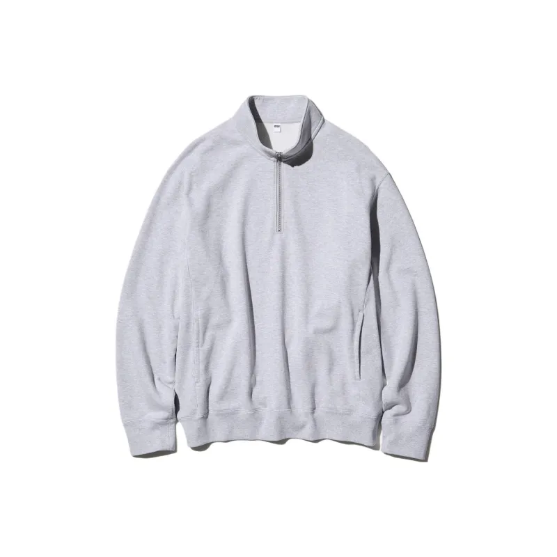 UNIQLO Sweatshirt Unisex Sky Gray-0