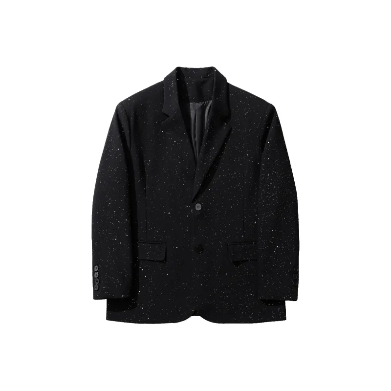 GOOSELIAR Fashion Business Suit Coat Unisex Classic Black-5