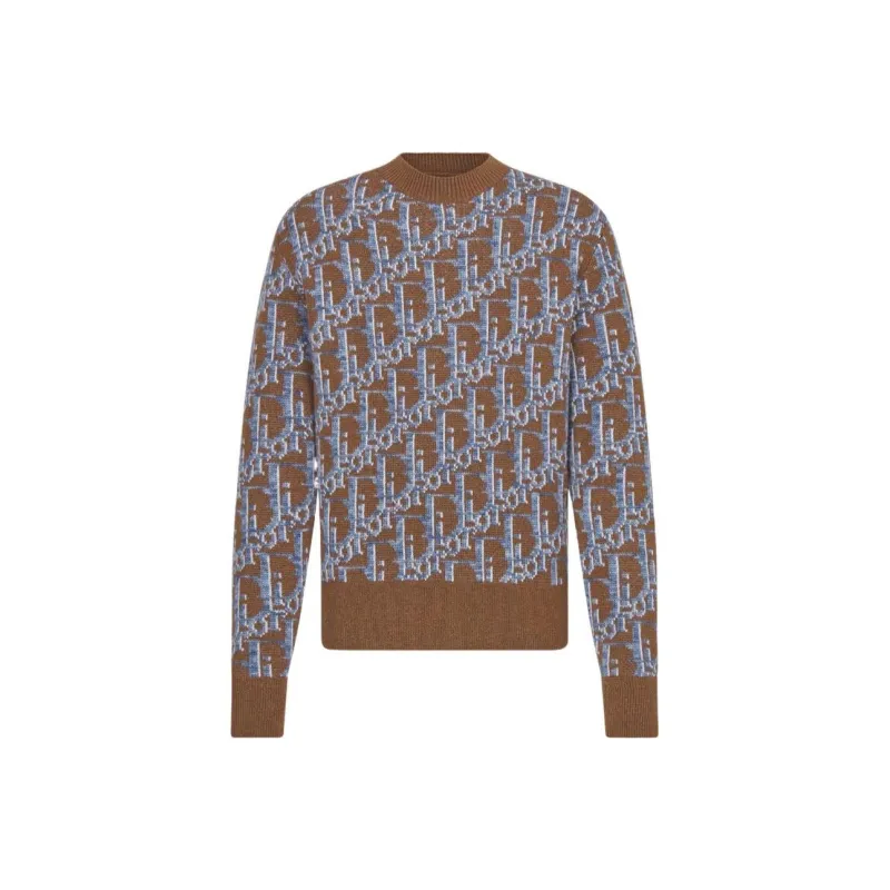 DIOR Monogrammed Intarsia Sweater-10