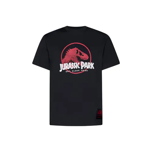 Neil Barrett Jurassic Park Printed Crewneck T Shirt