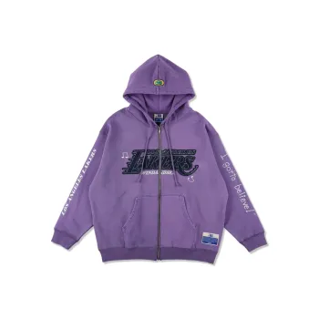 Nba X WIND AND SEA NBA X PARAPPA THE RAPPER Collaboration Sweatshirts Unisex Purple