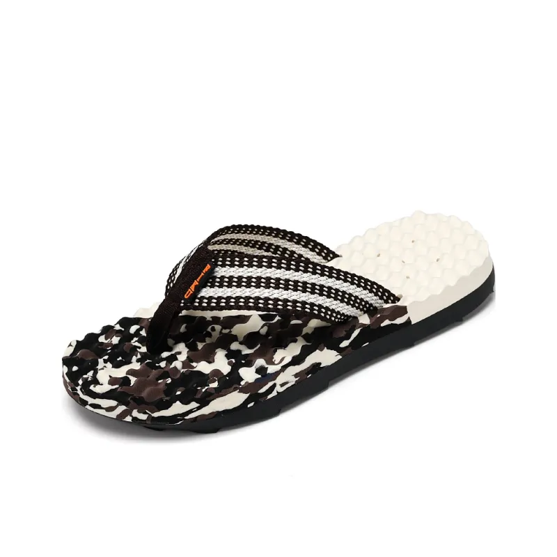 King Jinmai Rubber Sole Flip Flops Men's-5