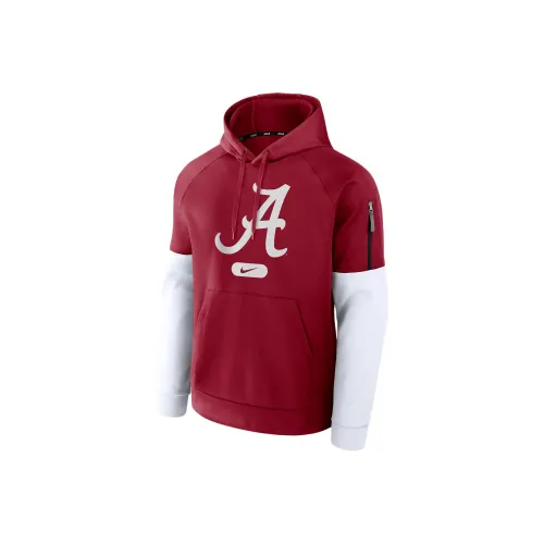 Nike Alabama Crimson Tide Fitness Men's Nike Therma College Pullover Hoodie
