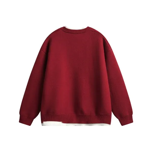 KFKU Sweaters Unisex Red