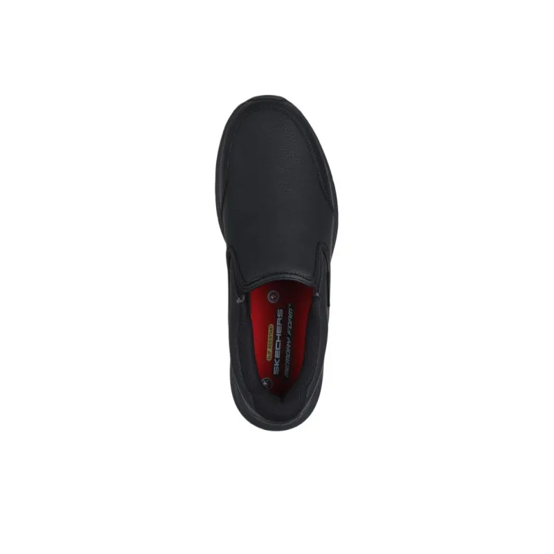 Skechers Wear resistant And Waterproof Low Top Casual Shoes Men's Black-3