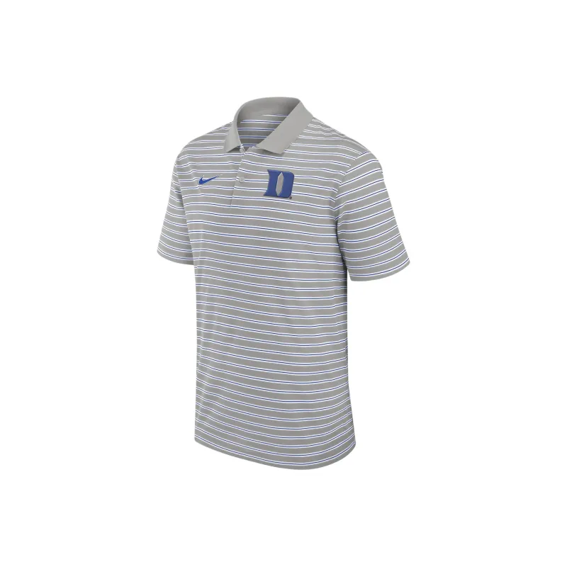 Nike Duke Blue Devils Primetime Victory Striped Men's Nike Dri FIT College Polo-0