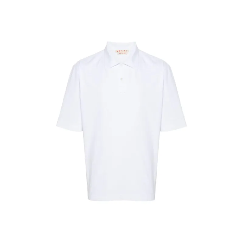 MARNI Logo patch Polo Shirt-0