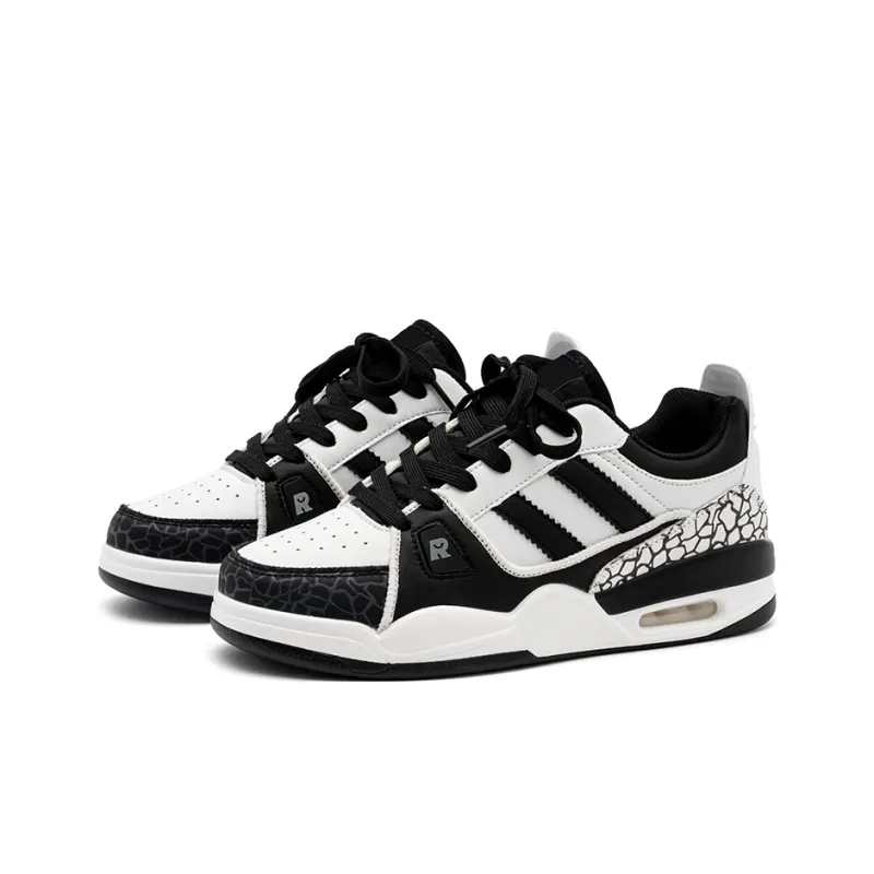 DD&OO Slip Resistant And Abrasion Resistant Coverage Low Top Skateboard Shoes Unisex-12