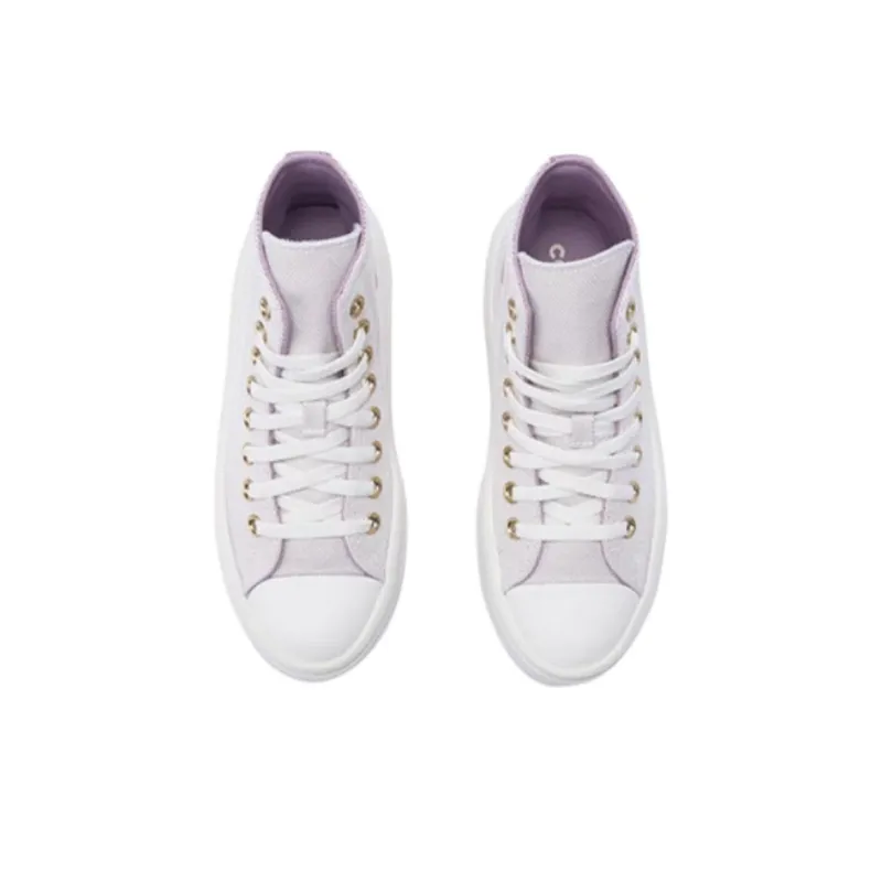 Converse All Star Anti Slip Wear Resistant High Top Kids Canvas Shoes Violet Teenagers-3
