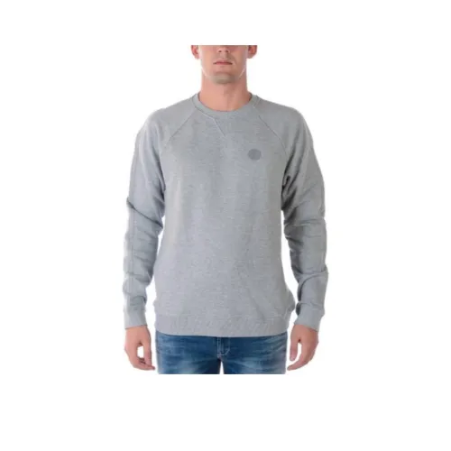 VERSACE COLLECTION Logo Patch Crewneck Sweater