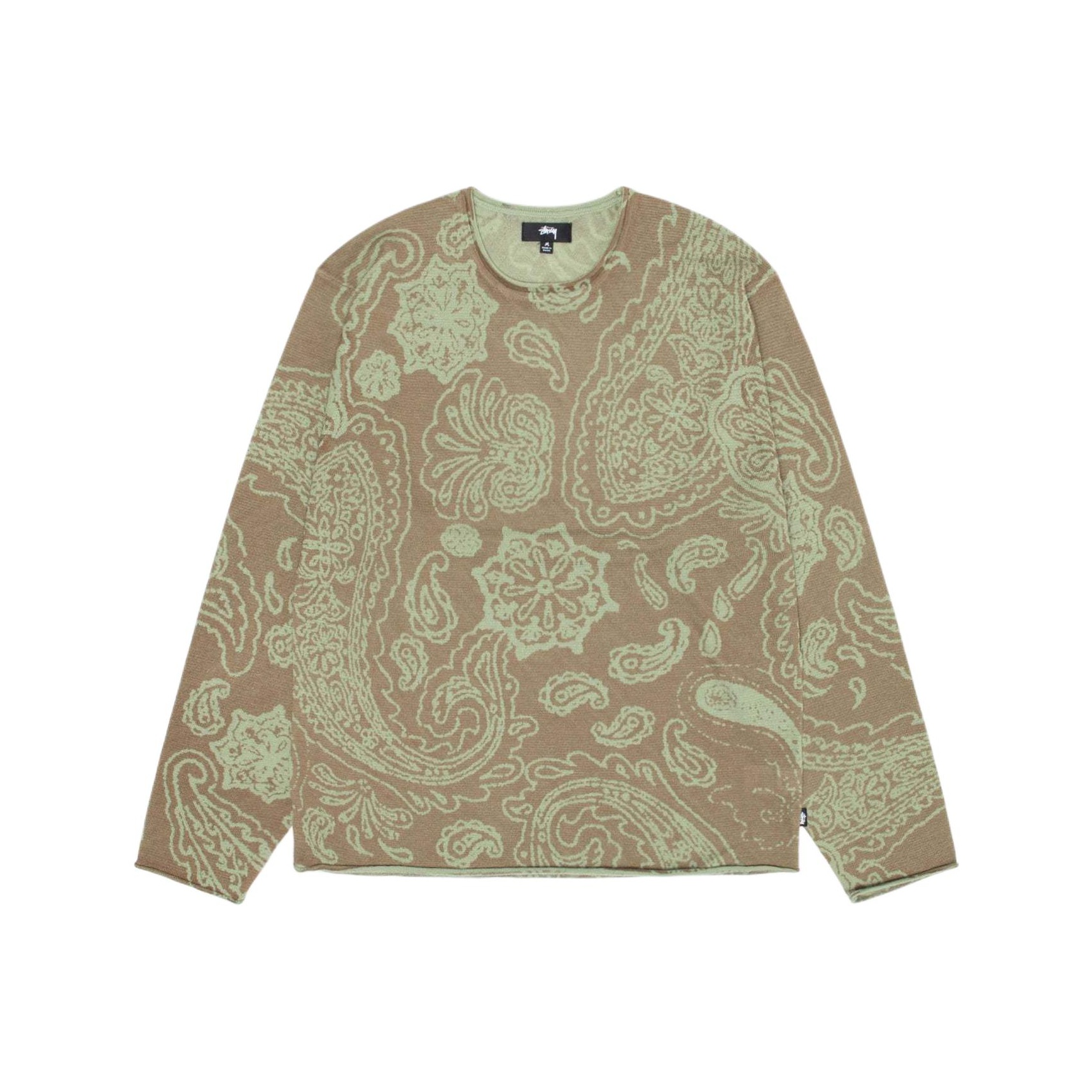Stussy SS24 Drop2 Paisley Sweater - POIZON Stussy SS24 Drop2 Paisley Sweater - POIZON