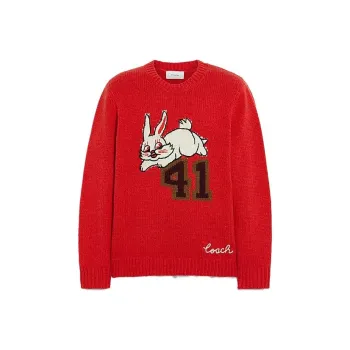 COACH x WHITE RABBIT Sweater Men's Red