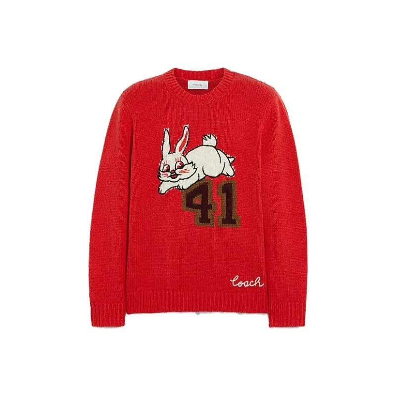 COACH x WHITE RABBIT Sweater Men's Red-0