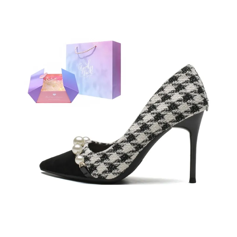 MABEL&CO Slim Heel High Heels Women's Black-1