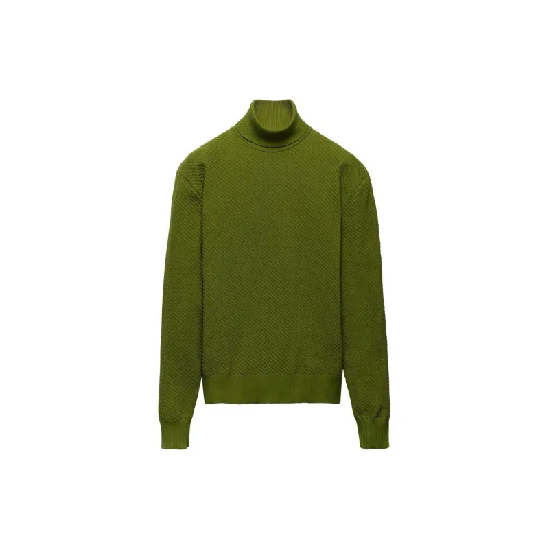 PRADA Turtleneck Nylon Sweater-0