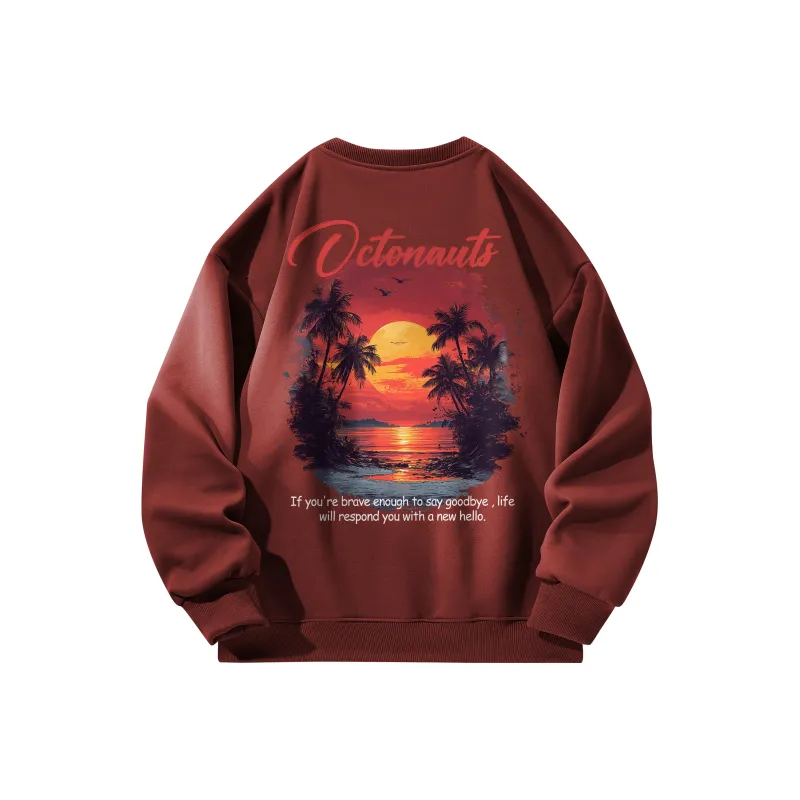 Small Columns Under The Sea Sweatshirt Unisex-9